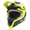 Casca moto Acerbis Linear albastru/galben fluo